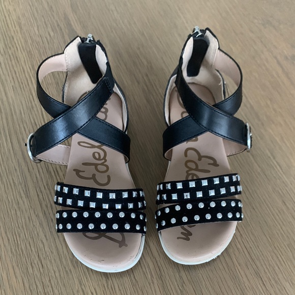 Sam Edelman Girls Audria Cassie Studded Sandals 12 - Picture 5 of 14